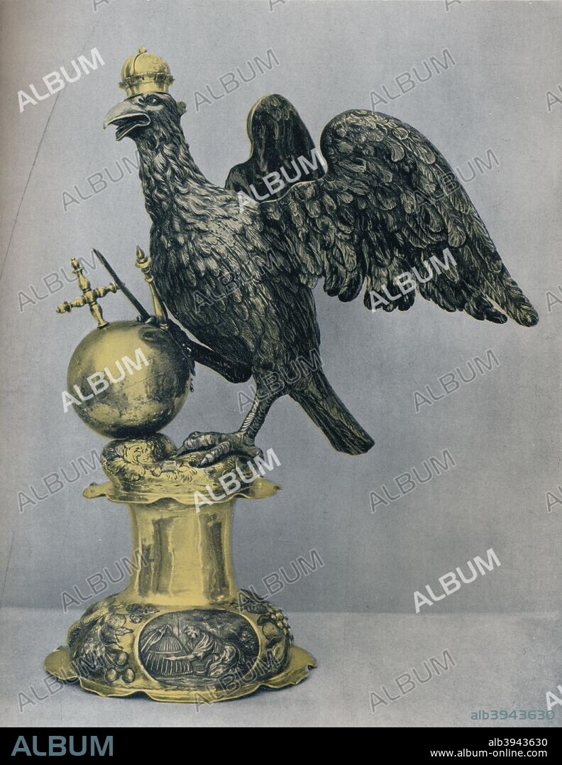 'Polish Eagle-shaped vessel from King John Casimir's set', c1666. From The Connoisseur Volume 96, edited by Edward Wenham. [International Studio, London, 1934-35].