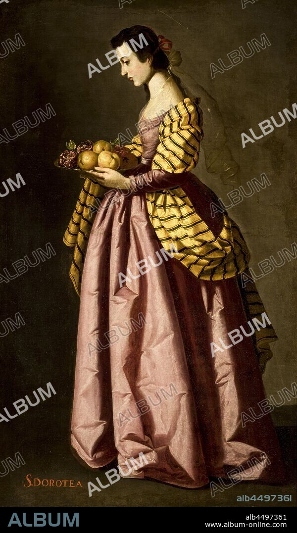 FRANCISCO DE ZURBARÁN. Saint Dorothy.