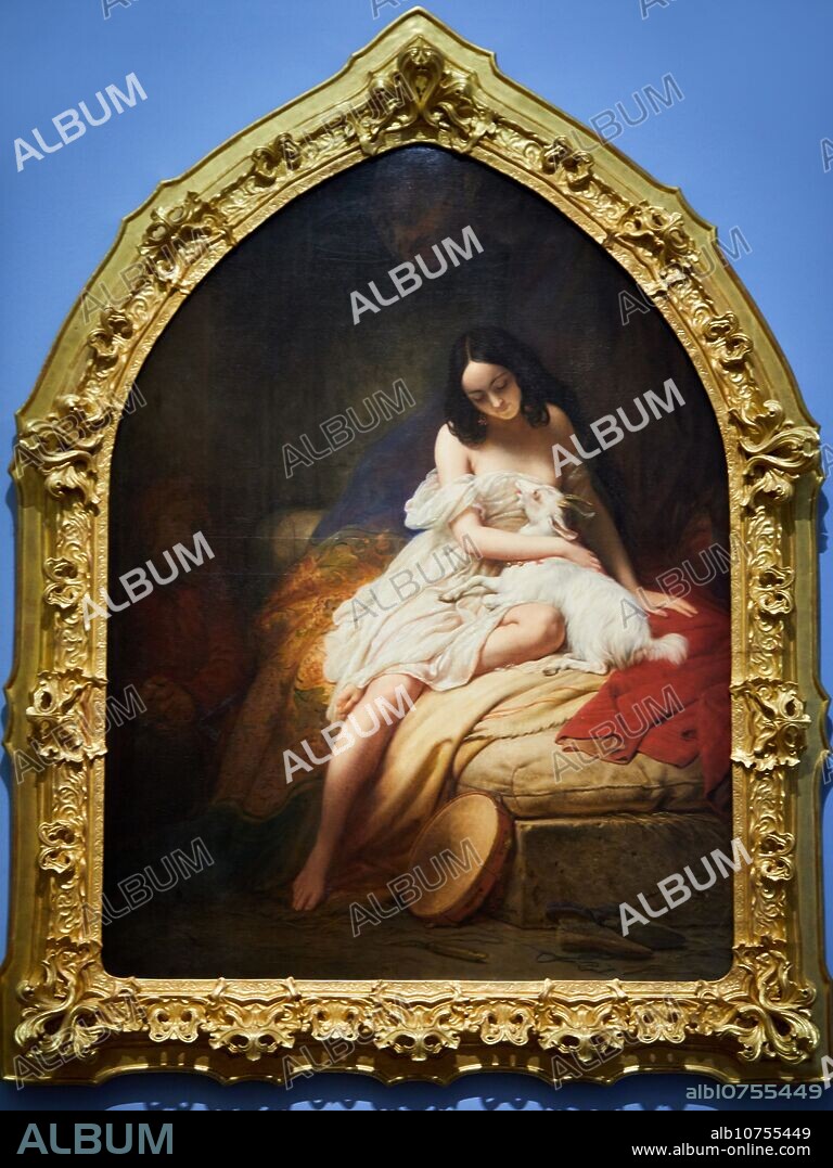 "La Esmeralda", 1839, Charles Steuben, Petit Palais Musée des Beaux Arts de la Ville de Paris, France, Europe.