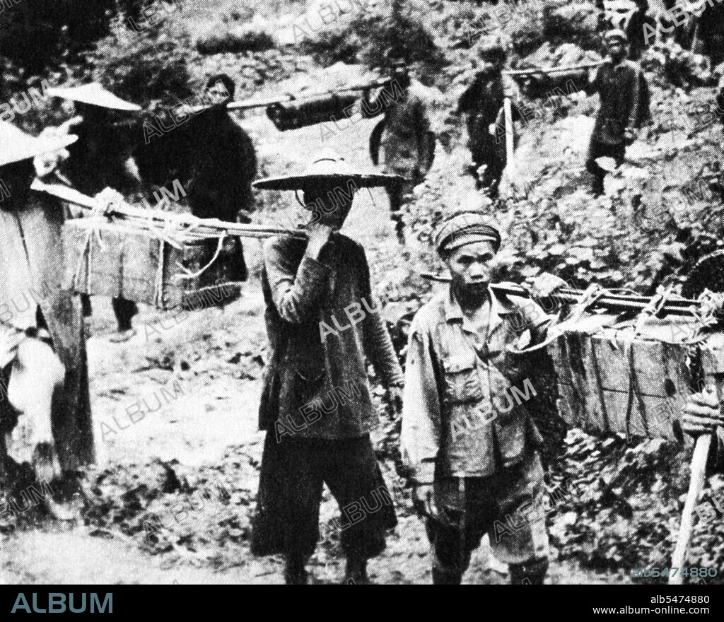 The Ho Chi Minh trail was a logistical system that ran from the Democratic Republic of Vietnam (North Vietnam) to the Republic of Vietnam (South Vietnam) through the neighboring kingdoms of Laos and Cambodia. The system provided support, in the form of manpower and materiel, to the National Front for the Liberation of South Vietnam, or derogatively, Vietcong, and the People's Army of Vietnam (PAVN), or North Vietnamese Army, during the Vietnam War (1955-1975). The trail was not a single route, but rather a complex maze of truck routes, paths for foot and bicycle traffic, and river transportation systems. The name, taken from North Vietnamese president Ho Chi Minh, is of American origin. Although the trail was mostly in Laos, the communists called it the Truong Son Strategic Supply Route, after a mountain range in central Vietnam. According to the U.S. National Security Agency's official history of the war, the Trail system was 'one of the great achievements of military engineering of the 20th century'.