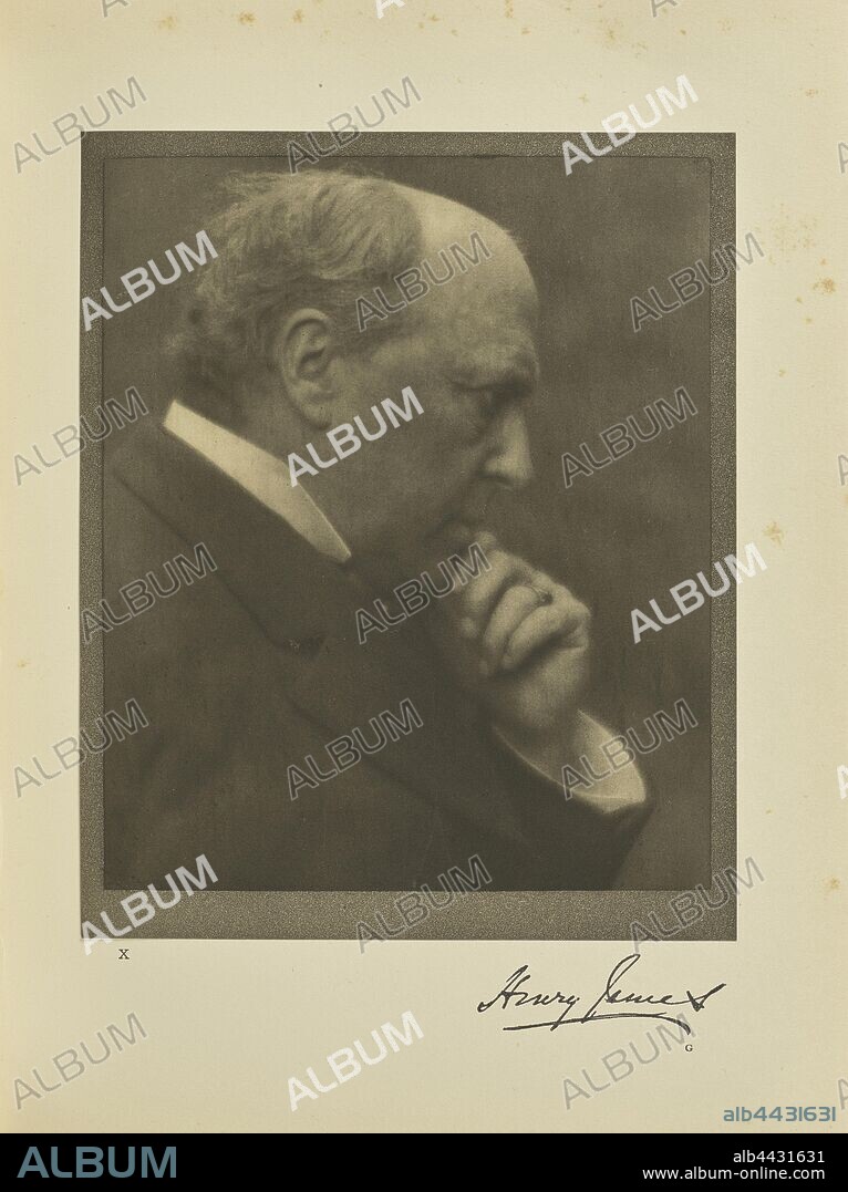 Henry James, Alvin Langdon Coburn (British, born America, 1882 - 1966), London, England, negative June 12, 1906, print 1913, Photogravure, 19.7 × 16.2 cm (7 3/4 × 6 3/8 in.).