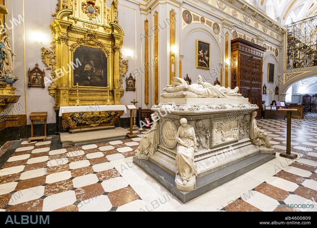 sepulcro del cardenal Silíceo, Real Colegio de Doncellas Nobles, Toledo, Castilla-La Mancha, Spain.