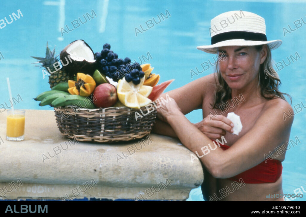 Actress and former photo model Karin Feddersen, circa 1989.