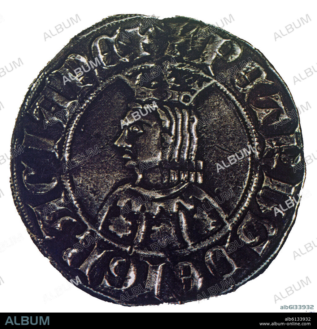 MONEDA DE PEDRO IV DE ARAGON (1317-1387) EL CEREMONIOSO.