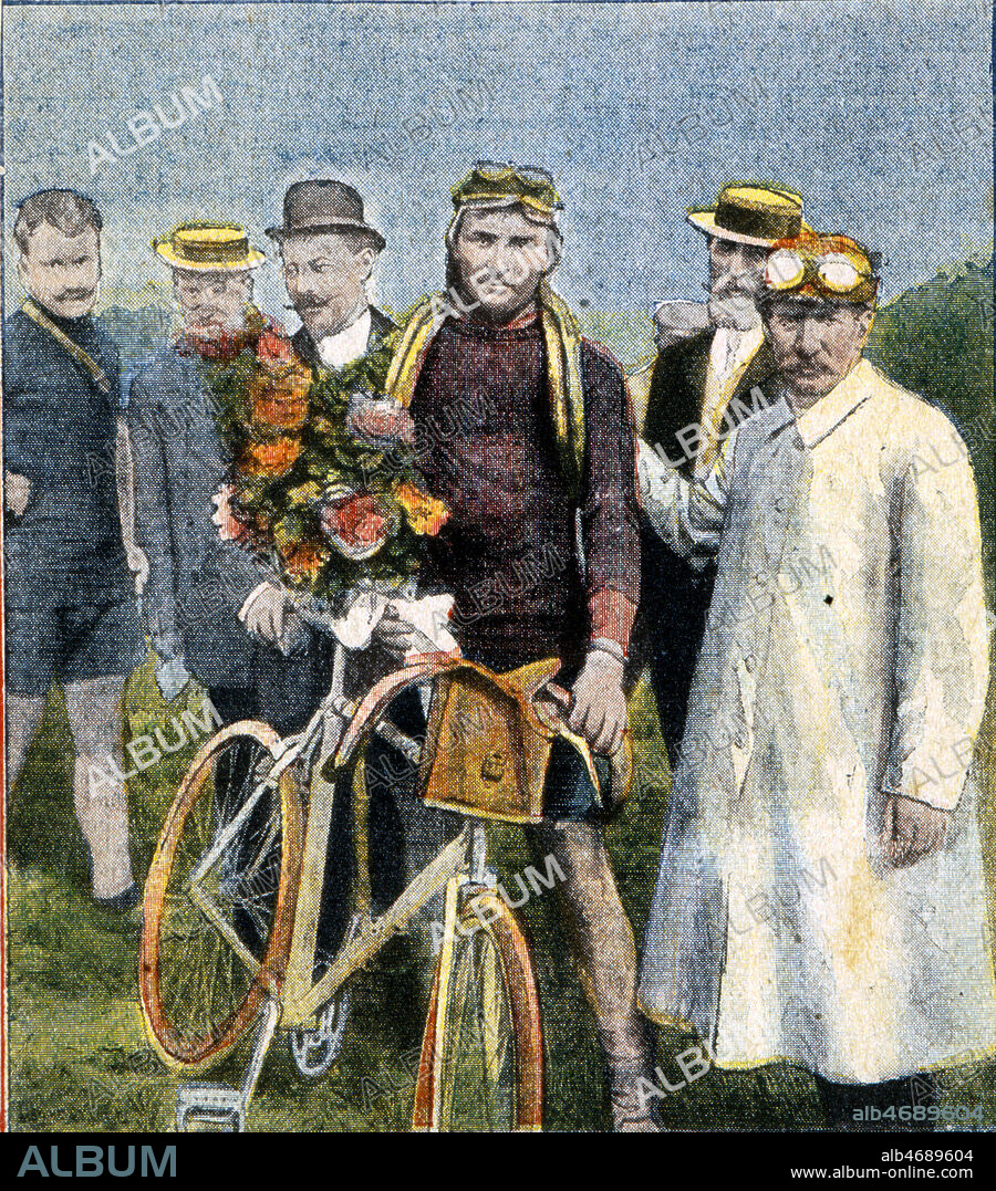 François Faber gagne le Tour de France 1909.
