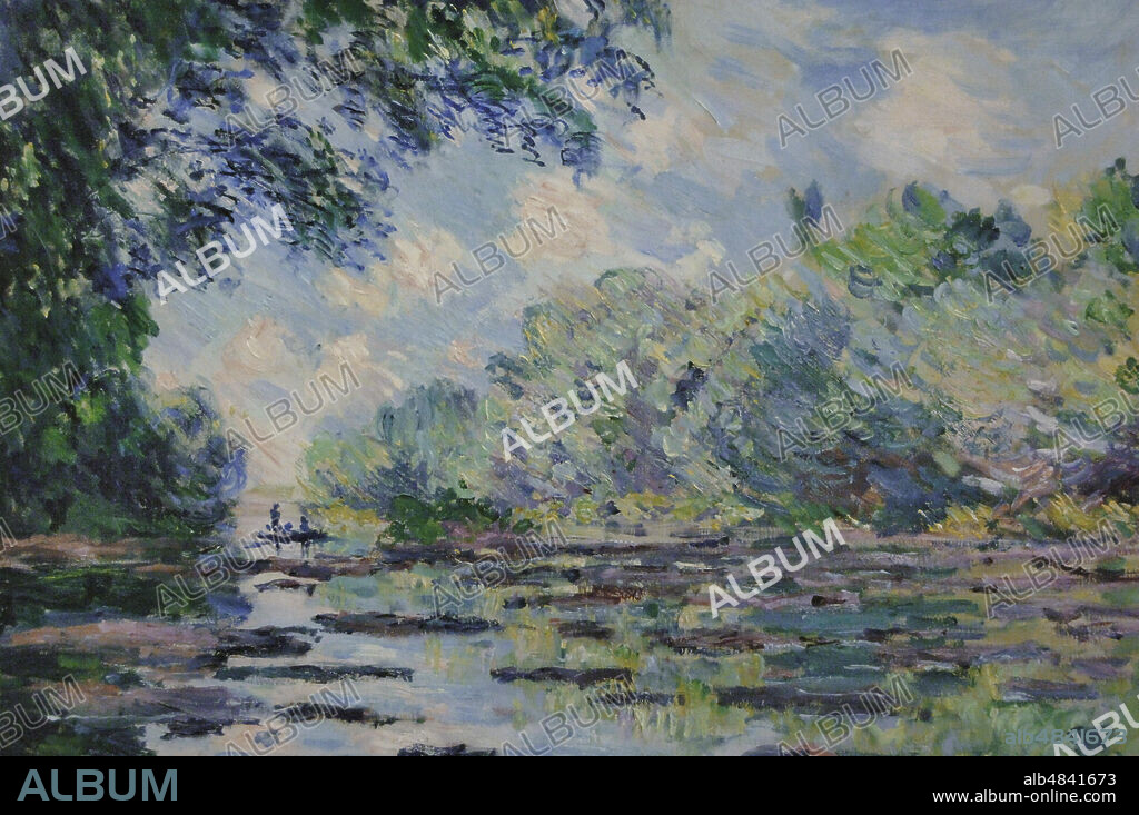 Claude Monet (1840-1926). Pintor impresionista francés. Brazo del Sena en Giverny,1885. Oleo sobre lienzo (65 x 92 cm). Museo Marmottan Monet. París. Francia.