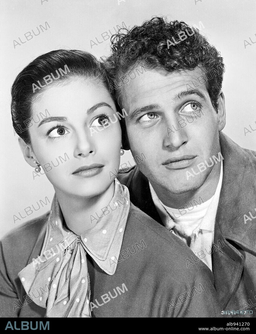 PAUL NEWMAN and PIER ANGELI in SOMEBODY UP THERE LIKES ME, 1956, directed by ROBERT WISE. Copyright M.G.M.