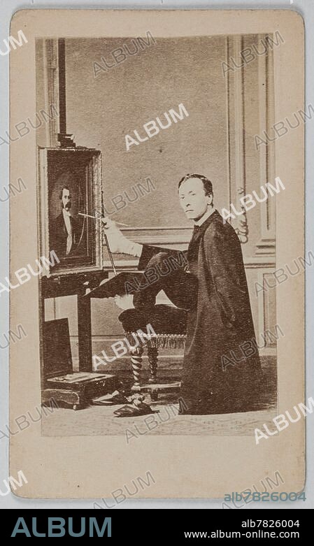 Anonyme. Portrait de Felu Charles, (1820-1900), (peintre belge), entre 1870 et 1890. Photographie, Tirage sur papier albuminé. PH50416, Paris, Musée Carnavalet.