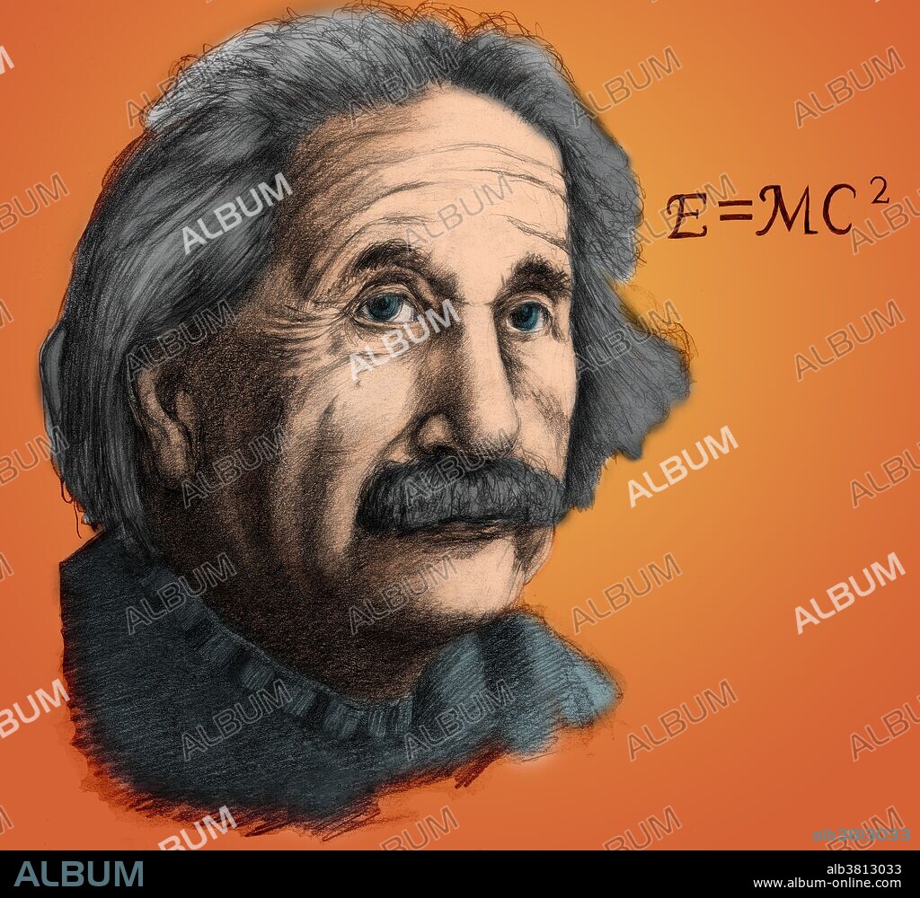 Albert Einstein (March 14, 1879 - April 18, 1955) was a German-born theoretical physicist. He developed the general theory of relativity, one of the two pillars of modern physics. He is best known in popular culture for his mass-energy equivalence formula E = mc2. He received the 1921 Nobel Prize in Physics "for his services to Theoretical Physics, and especially for his discovery of the law of the photoelectric effect". He was visiting the US when Hitler came to power in 1933, and did not go back to Germany. He settled in America becoming a citizen in 1940. He helped alert President Roosevelt that Germany might be developing an atomic weapon, and recommended that the US begin similar research. He was in support of defending the Allied forces, but largely denounced using the discovery of nuclear fission as a weapon. Later, together with Bertrand Russell, Einstein signed the Russell-Einstein Manifesto, which highlighted the danger of nuclear weapons. Einstein was affiliated with the Institute for Advanced Study in Princeton until his death in 1955, at the age of 76. His great intelligence and originality have made the word Einstein synonymous with genius.