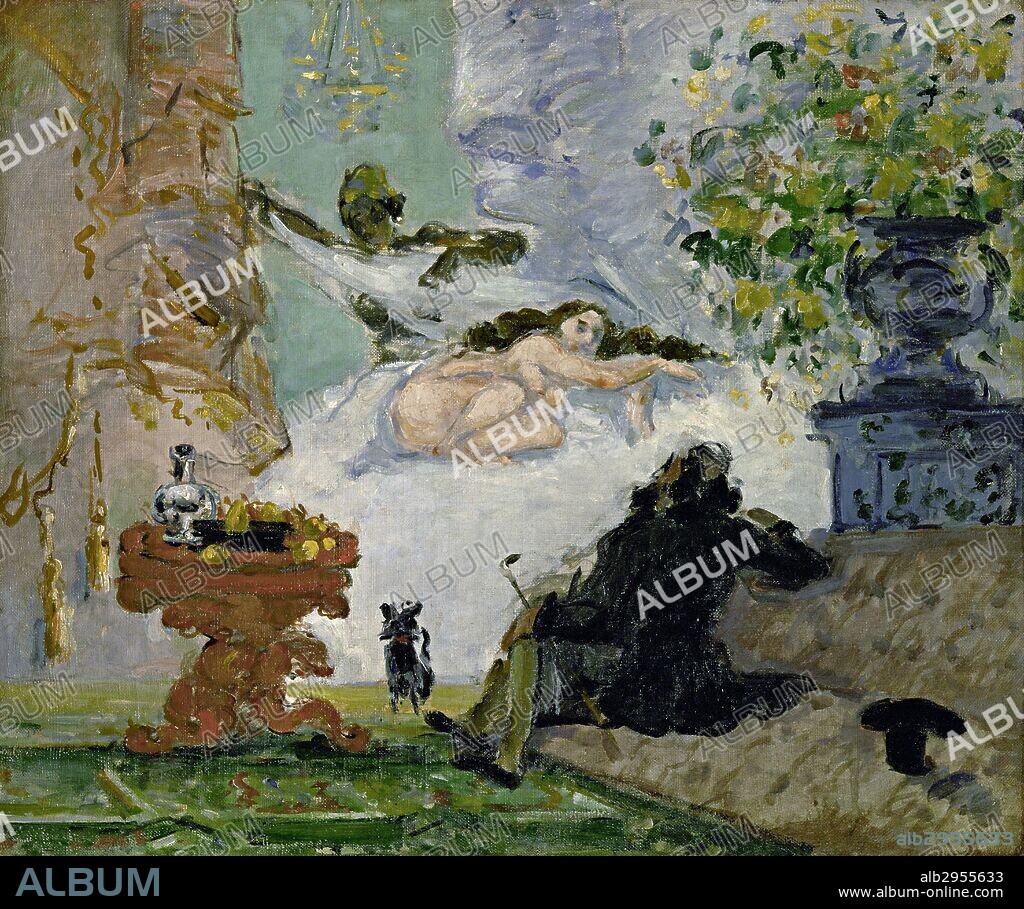 PAUL CÉZANNE. Una moderna Olimpia, 1873-74.  46x55.