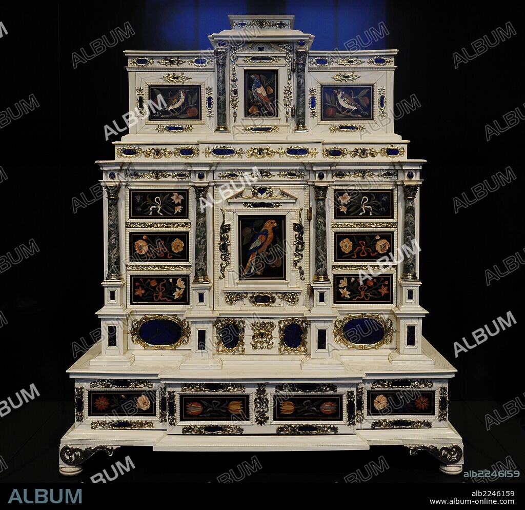 Cabinet, c. 1660-1670. Augsburg. Rijskmuseum. Amsterdam. Holland.