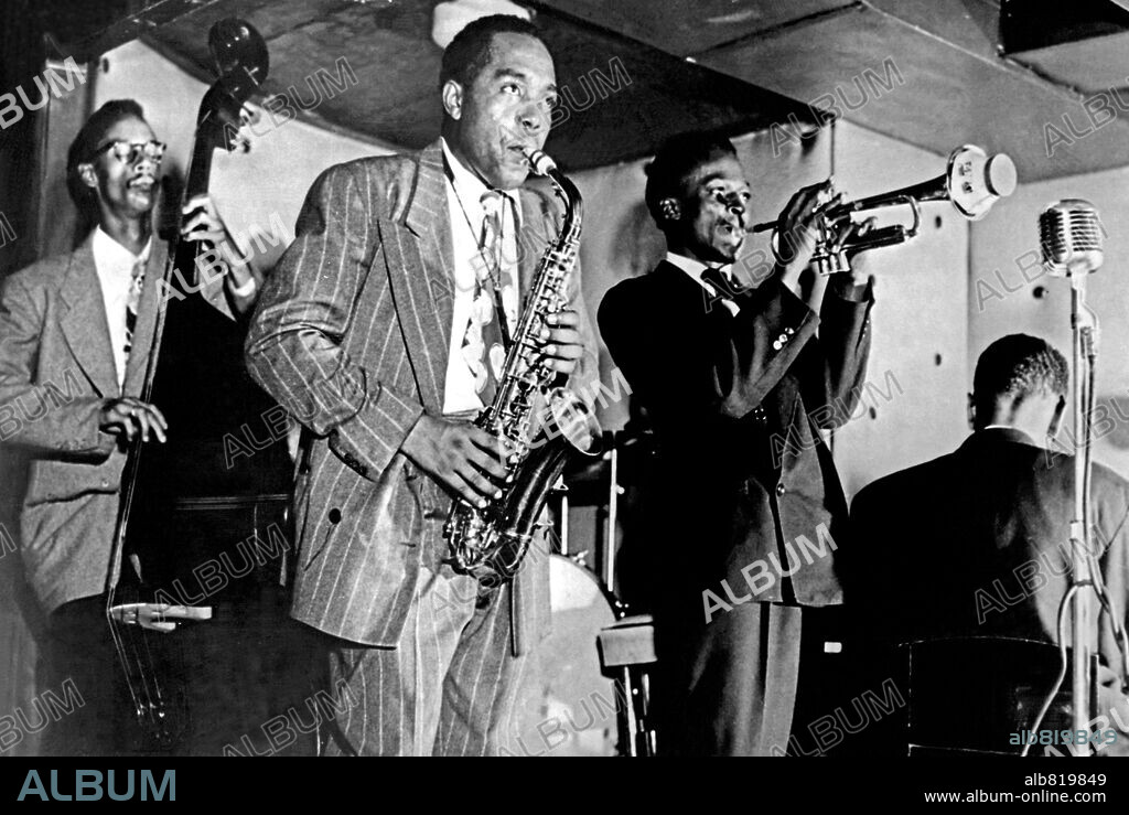 Charlie Parker with Miles Davis on trumpet.