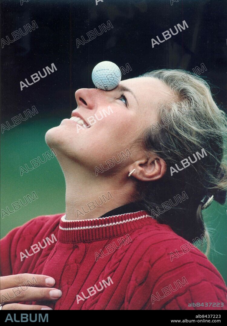 Göteborg 1994-05-28. Catrin Nilsmark - golfspelare *** Local Caption *** GP Foto: Sören Håkanlind. KAMAREREPORTAGE.