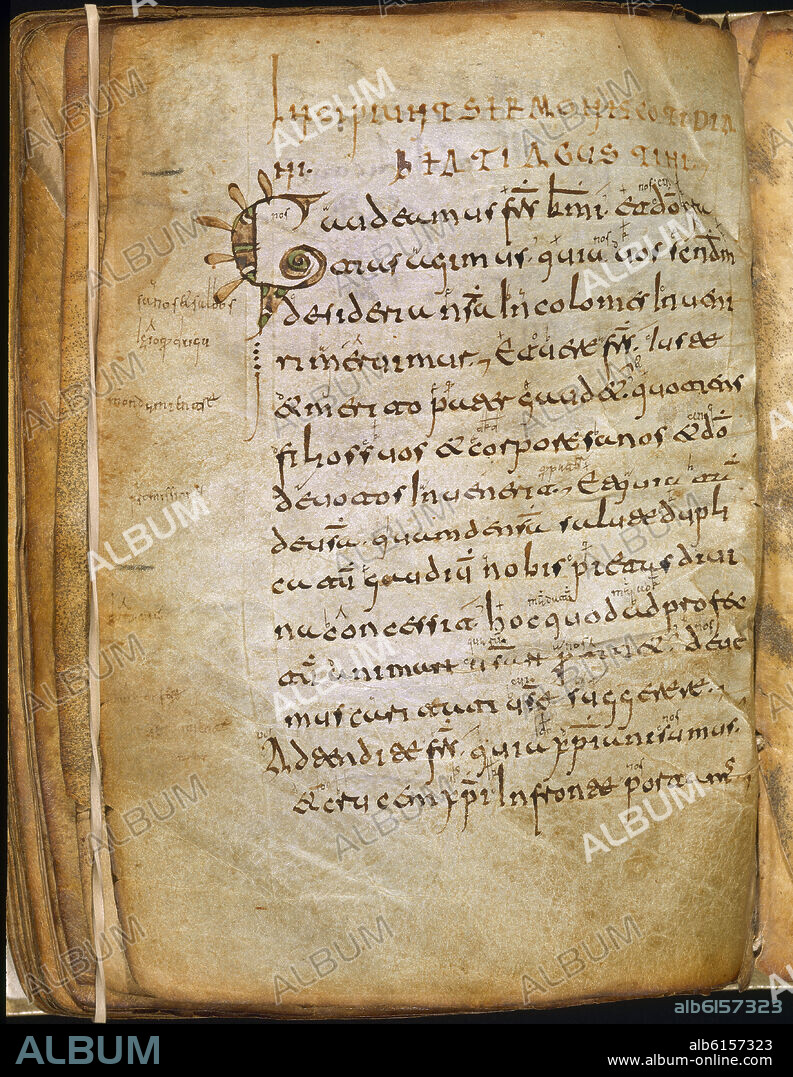 CODICE EMILIANENSE DE SAN MILLAN DE LA COGOLLA CON GLOSAS - PG 67V - SIGLO IX - 1ER ESCRITO EN CASTELLANO.