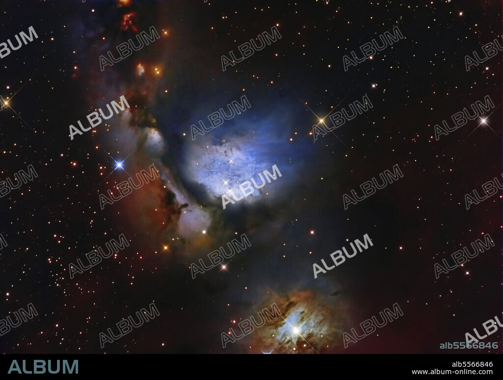 Messier 78, a reflection nebula in the constellation Orion.