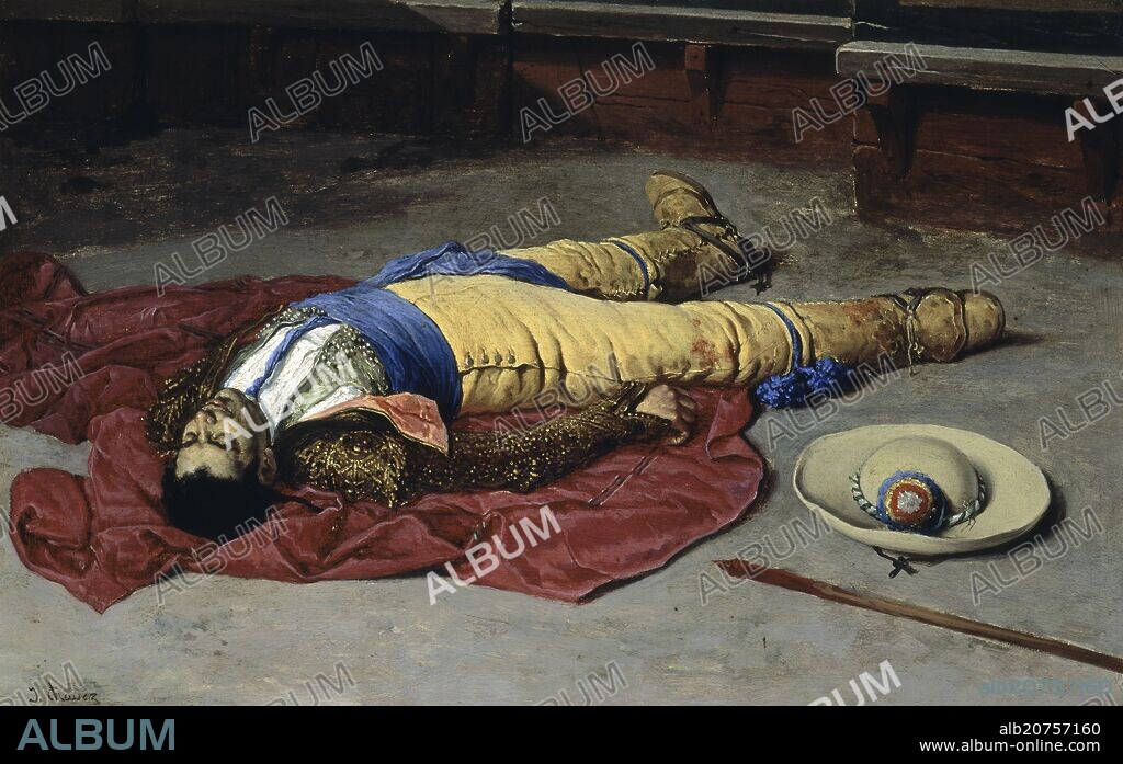 JOSÉ MARÍA CHÁVEZ ORTIZ. CAIDA MORTAL - 1863.