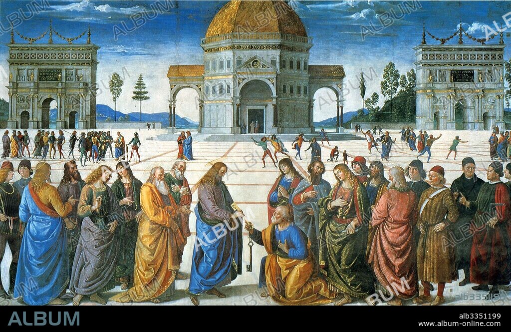 PERUGINO. Delivery of the Keys to Saint Peter.