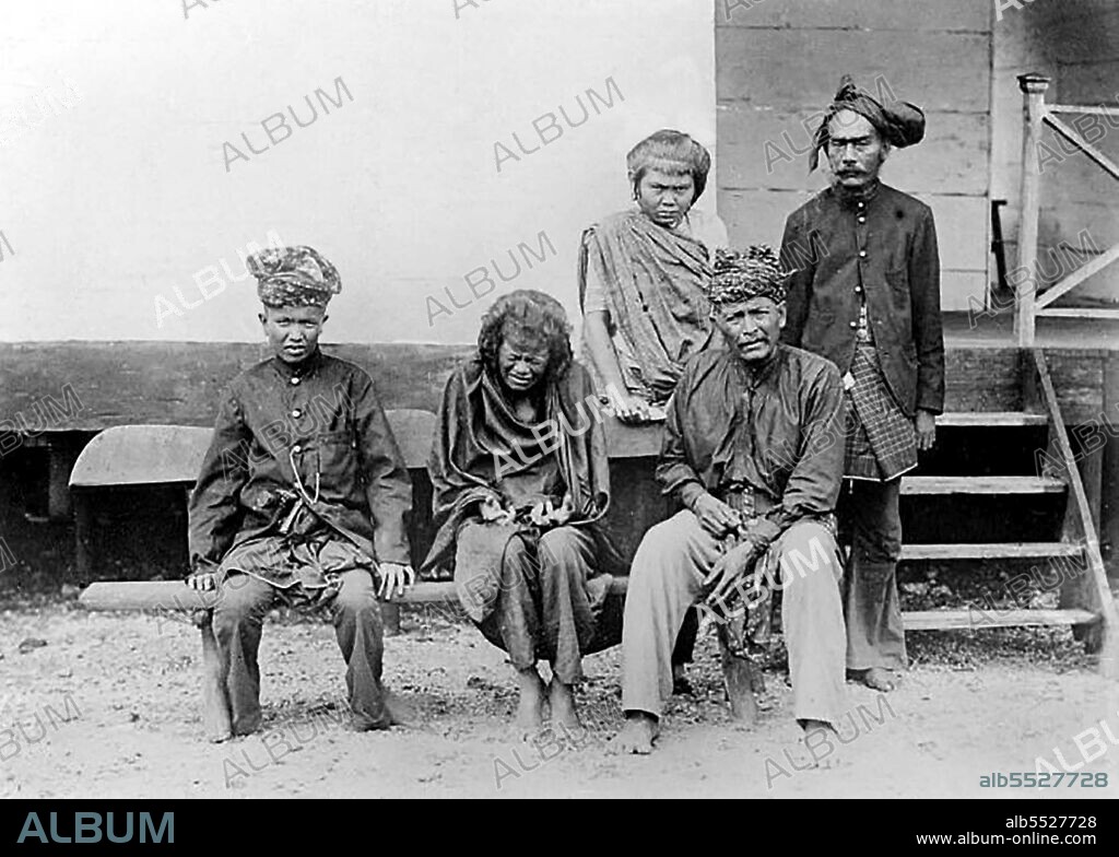 The Aceh War, also known as the Dutch War or the Infidel War (1873–1914), was an armed military conflict between the Sultanate of Aceh and the Netherlands which was triggered by discussions between representatives of Aceh and the United Kingdom in Singapore during early 1873. The war was part of a series of conflicts in the late 19th century that consolidated Dutch rule over modern-day Indonesia. Cut Nyak Dhien or Tjoet Nja Dhien (Lampadang, 1850 – November 6, 1908) was a leader of the Acehnese guerrilla forces during the Aceh War. Following the death of her husband Teuku Umar, she led guerrilla actions against the Dutch for 25 years. She was posthumously awarded the title of National Hero of Indonesia on May 2, 1964 by the Indonesian government.