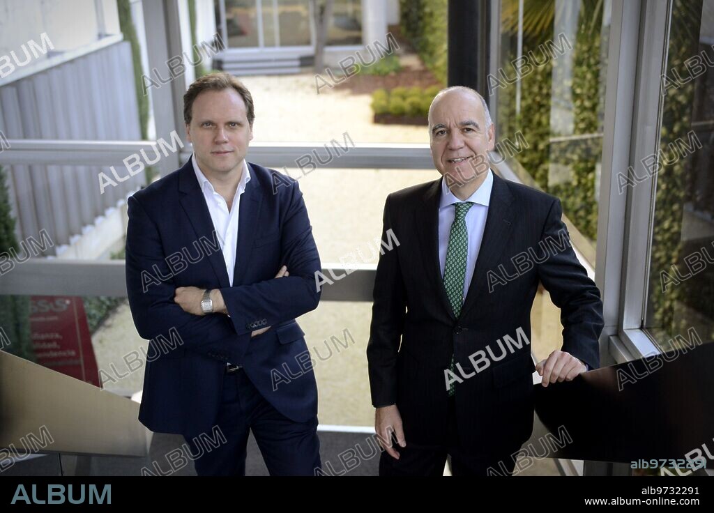 Madrid, 01/17/2017. Interview with Daniel Lacalle, investment director of Tressis and José Miguel Mate, CEO of Tressis. Photo: Maya Balanya ARCHDC.