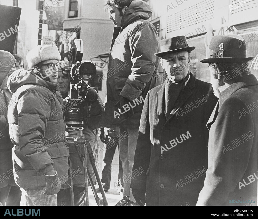 FERNANDO REY, GENE HACKMAN and WILLIAM FRIEDKIN in THE FRENCH CONNECTION, 1971, directed by WILLIAM FRIEDKIN. Copyright 20TH CENTURY FOX.
