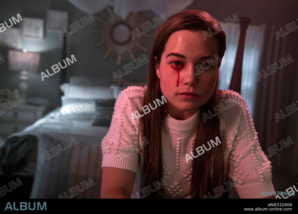 SARAH CATHERINE HOOK in FIRST KILL, 2022, directed by AMANDA TAPPING, ERIQ LA SALLE, JET WILKINSON, JOHN T. KRETCHMER and SALIM AKIL. Copyright Belletrist.