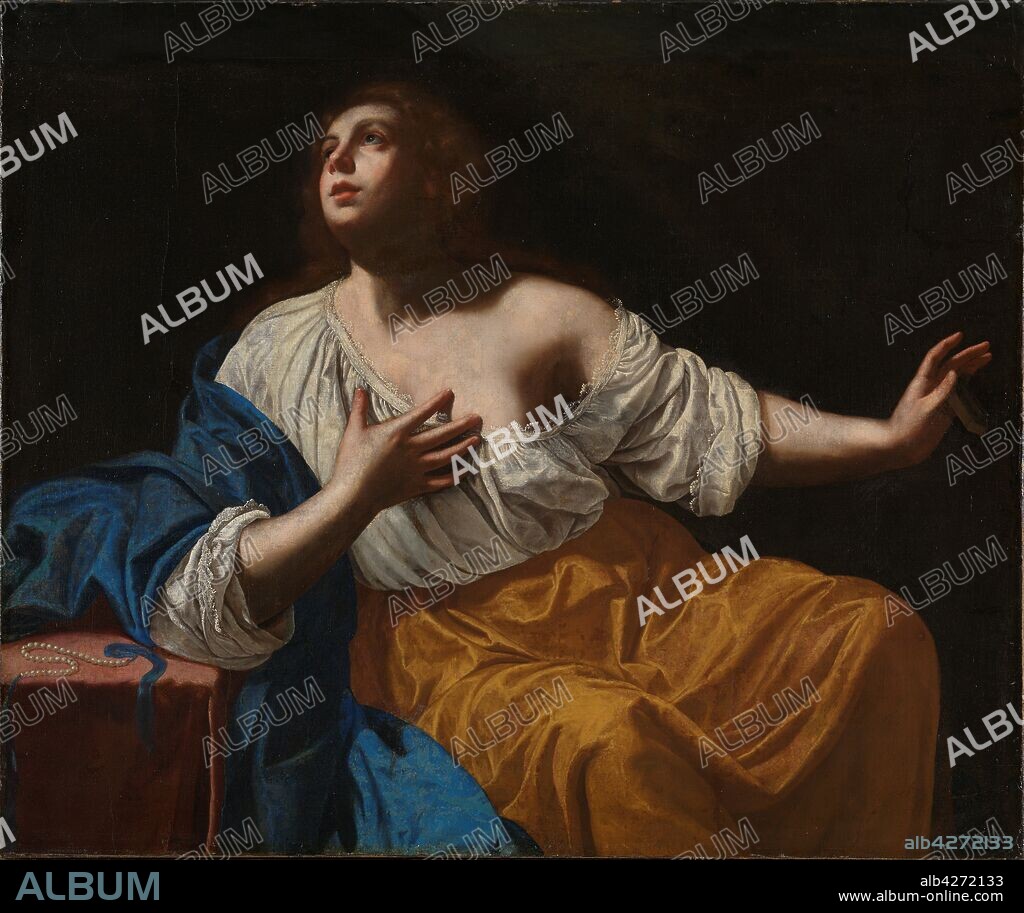 ARTEMISIA GENTILESCHI. The Repentant Mary Magdalene.