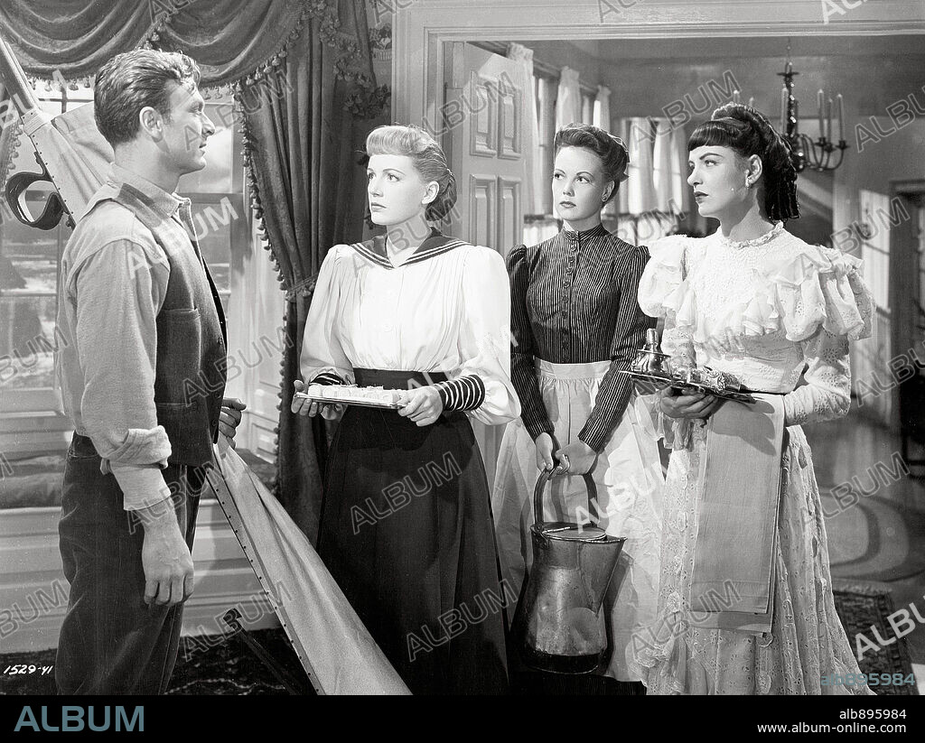 EDDIE ALBERT, ELLA RAINES and PHYLLIS CALVERT in TIME OUT OF MIND, 1947, directed by ROBERT SIODMAK. Copyright UNIVERSAL INTERNATIONAL.