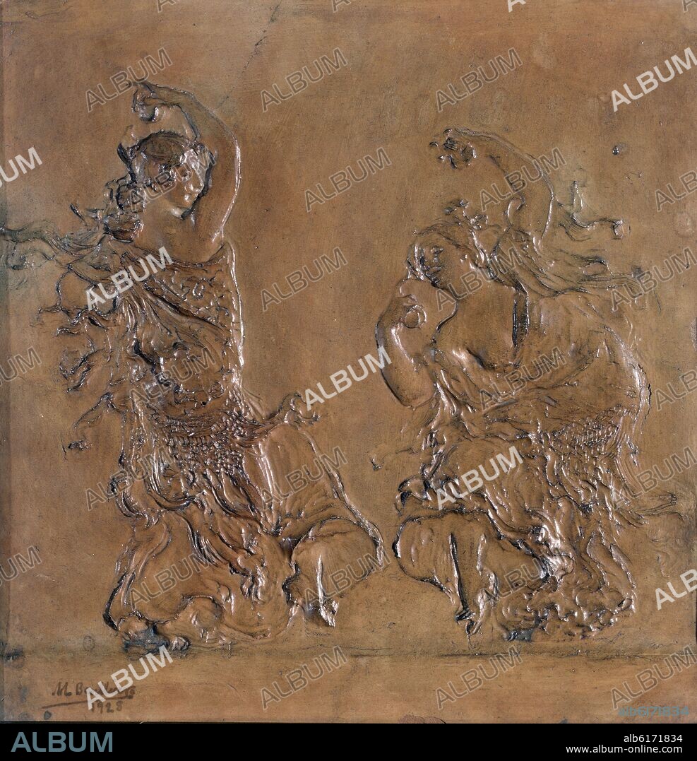 MARIANO BENLLIURE Y GIL. BAILAORA - RELIEVE - 1928.