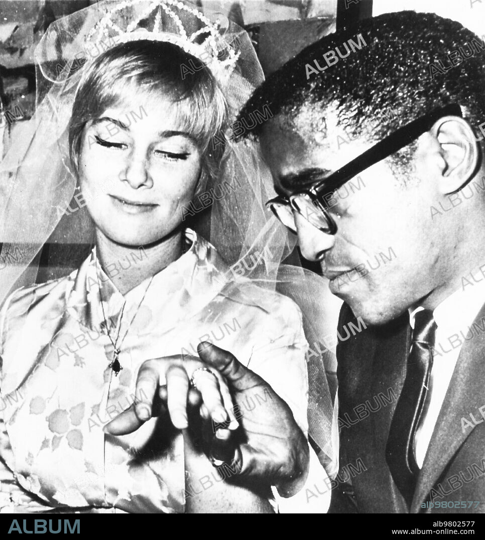 Sammy davis junior, may britt, wedding 1960.
