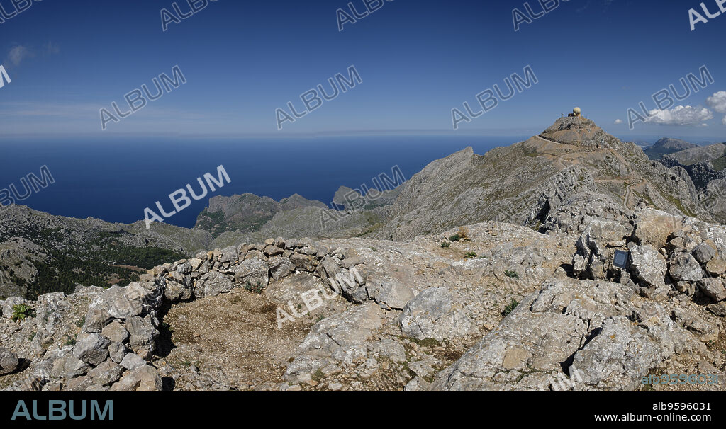 Puig Major, punto más elevado de las Islas Baleares, 1445 metros de altitud , Sierra de Tramuntana, municipio de Escorca, Mallorca, balearic islands, Spain.