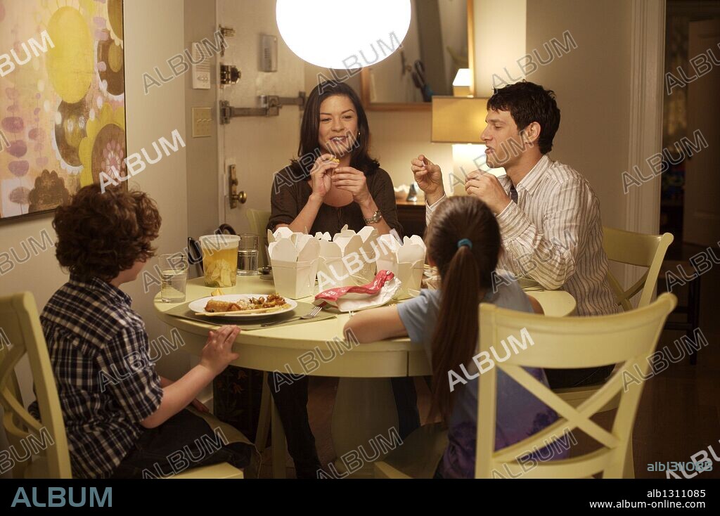 CATHERINE ZETA-JONES and JUSTIN BARTHA in THE REBOUND, 2009, directed by BART FREUNDLICH. Copyright THE FILM DEPARTMENT/PROCESS PRODUCTIONS/A&F PRODUCTIONS.
