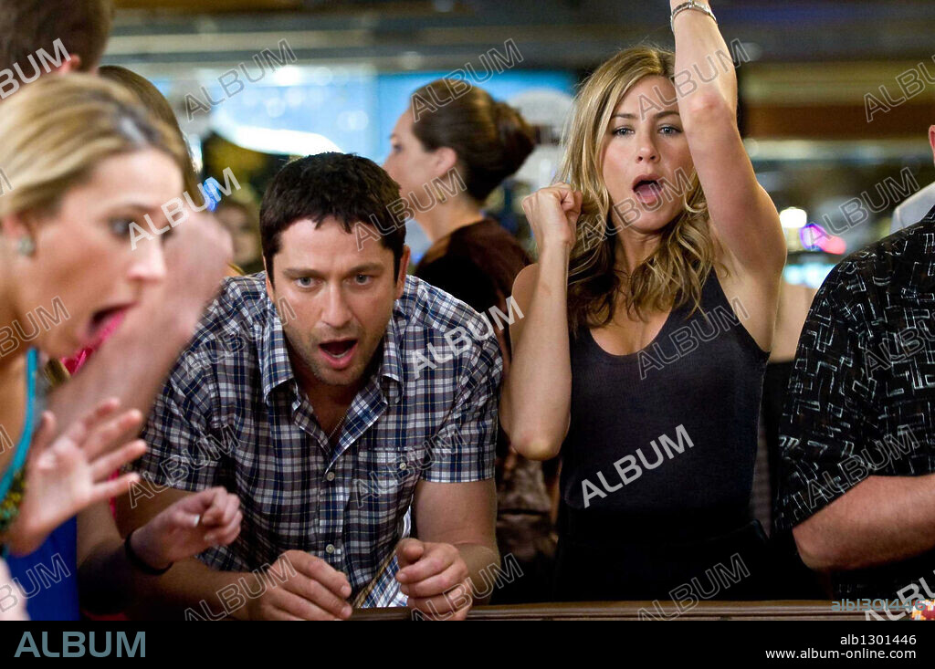 GERARD BUTLER y JENNIFER ANISTON en EXPOSADOS, 2010 (THE BOUNTY HUNTER), dirigida por ANDY TENNANT. Copyright ORIGINAL FILM.