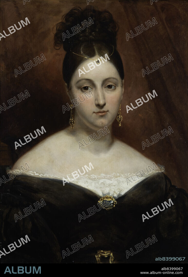 ARY SCHEFFER. Portrait de Maria Malibran, 1831.