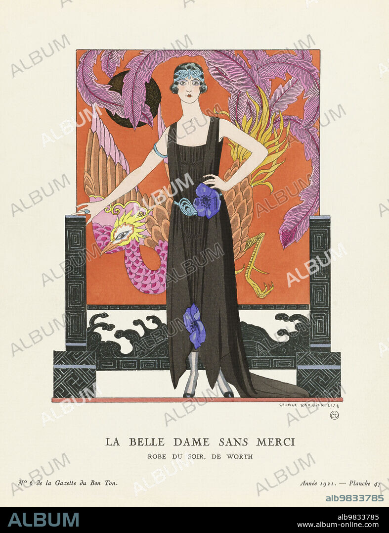 Mireille, one of the girls who worked in the brothel at 8 Rue dAmboise, Paris, France. After a photograph taken in the early 1890's by Neville Armstrong. Toulouse-Lautrec lived in the brothel during 1893. Mireille was one of his favourites. Henri Toulouse-Lautrec, 1864 - 1901, French Post-Impressionist artist.