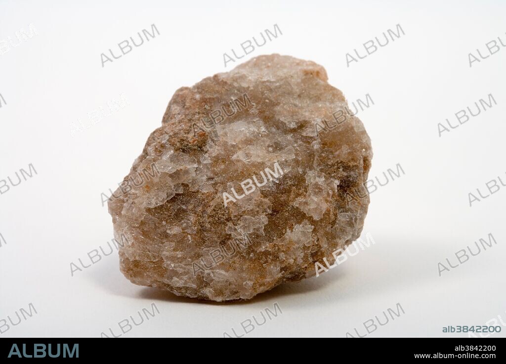 Halite, also known as rock salt.
