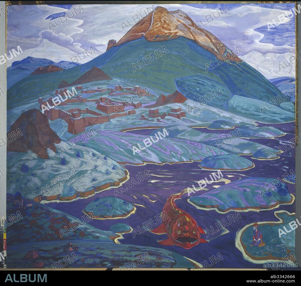 NICHOLAS ROERICH. Fantastic Landscape.