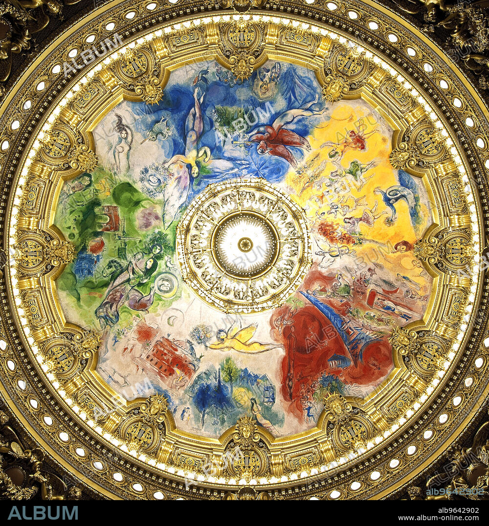 MARC CHAGALL. The Ceiling of the Opéra Garnier.