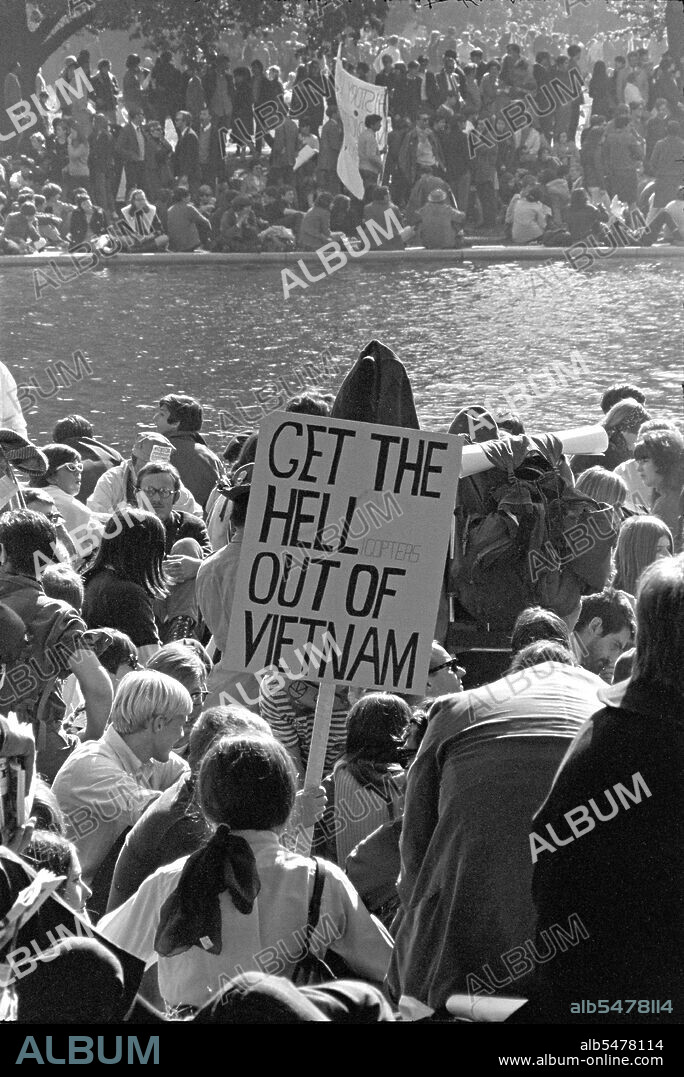 Vietnam War Protest at the United States Capitol, Washington, DC, 1967. GG Vintage Images.