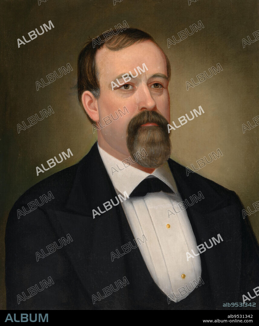 PHILIP OSKAR JENKINS. Gen. Benjamin Helm Bristow. oil on canvas. Date: 1874.