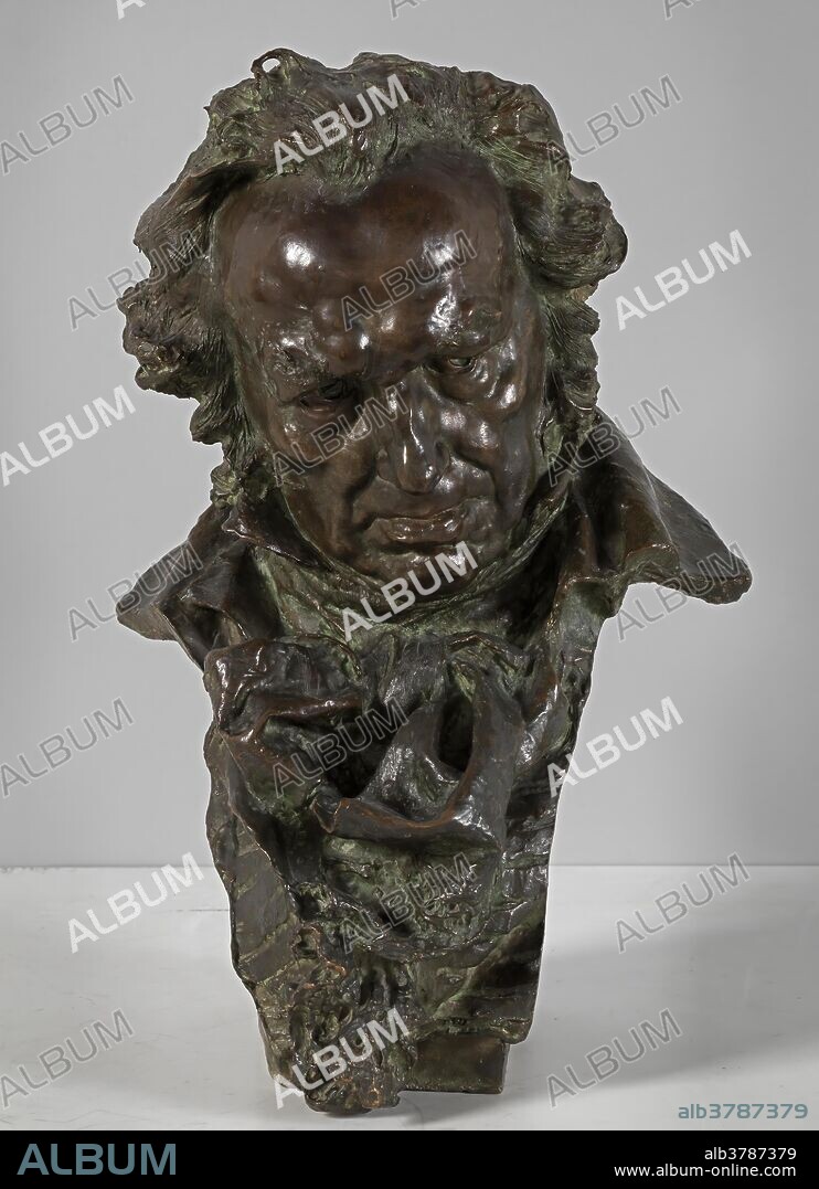 MARIANO BENLLIURE Y GIL. Mariano Benlliure Gil / 'Goya'. Ca. 1902. Bronze.