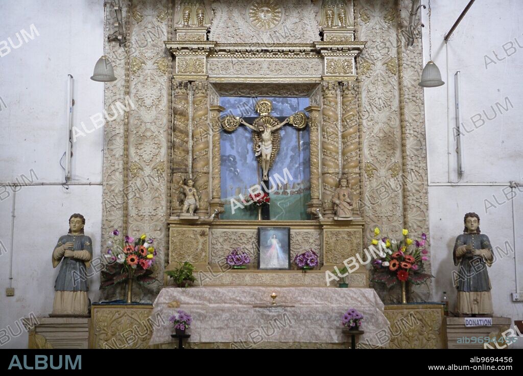 Old Goa, Velha Goa, India: Church And Convent Of Santa Monica - Built In 1627 A.D. - UNESCO World Heritage Site.