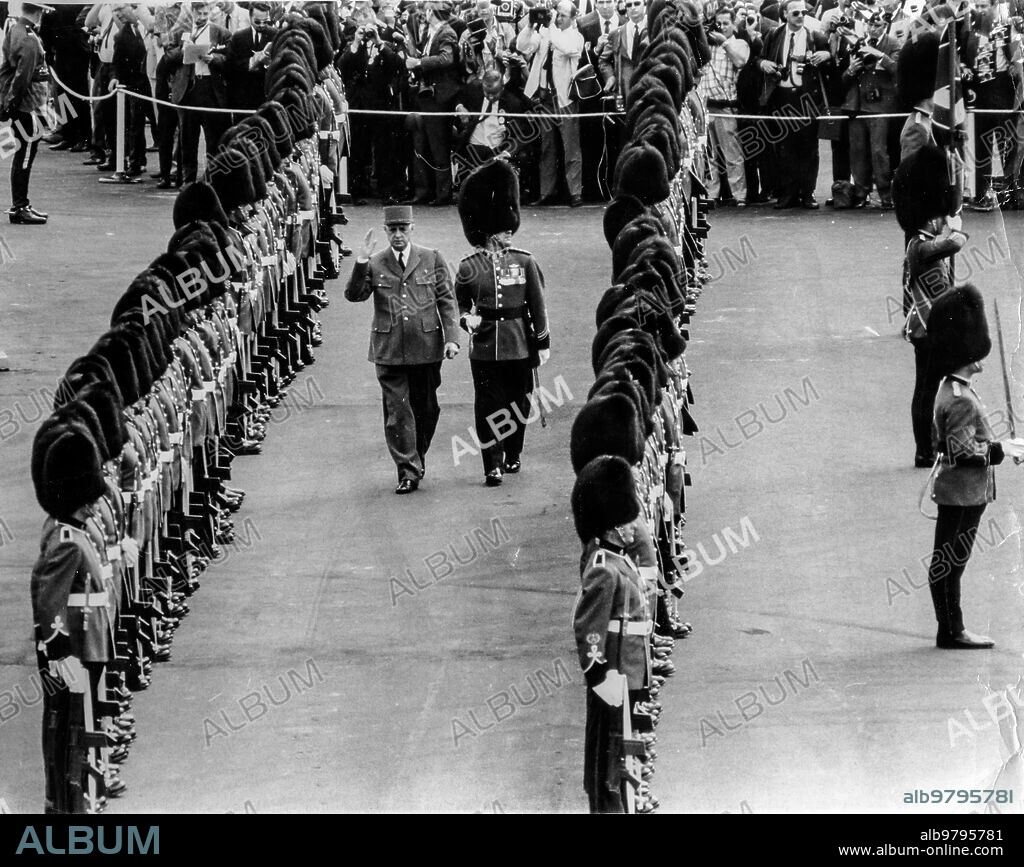 Charles de gaulle, quebec, canada 1967.