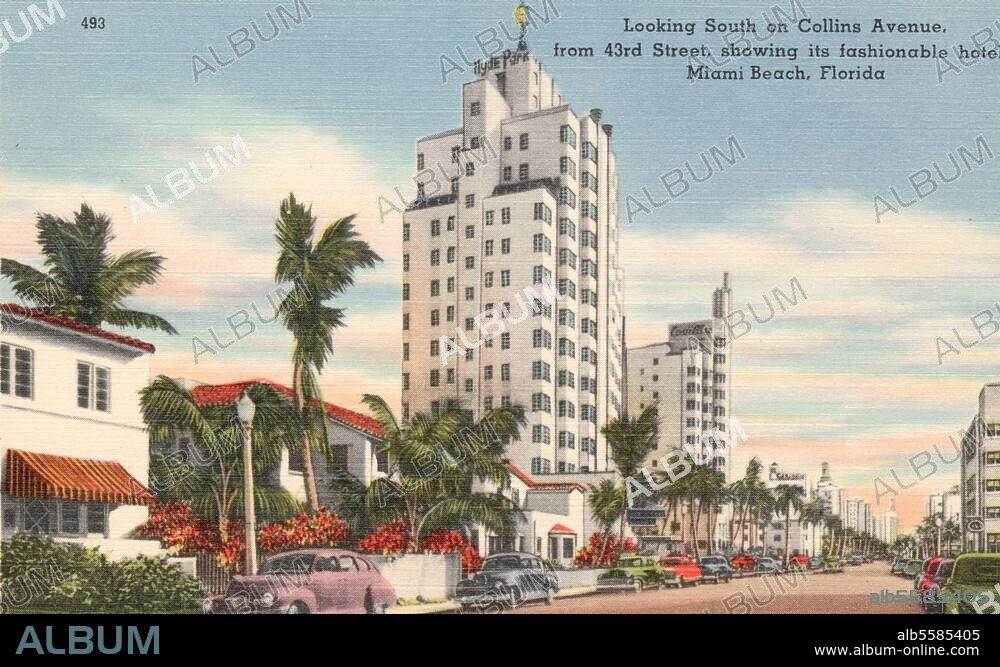 Postcard - It's Great to be in Miami! - Miami, Florida