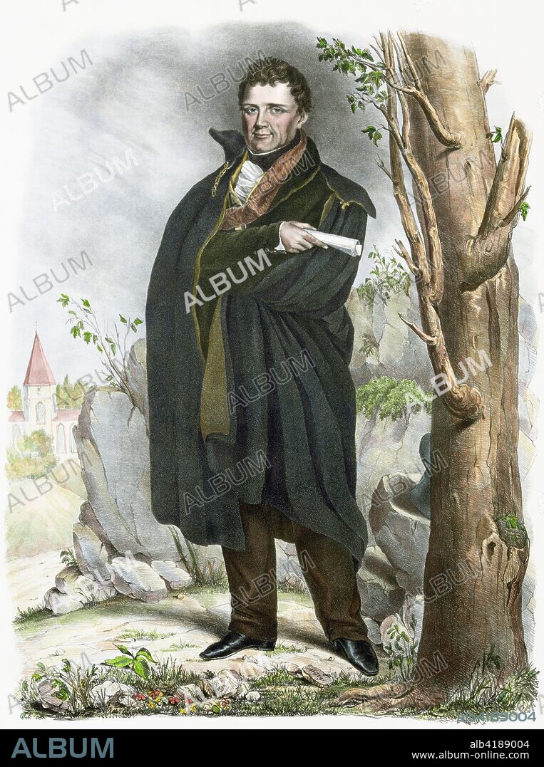 Daniel O'Connell, 1775 - 1847, aka The Liberator or The Emancipator. Irish political leader.