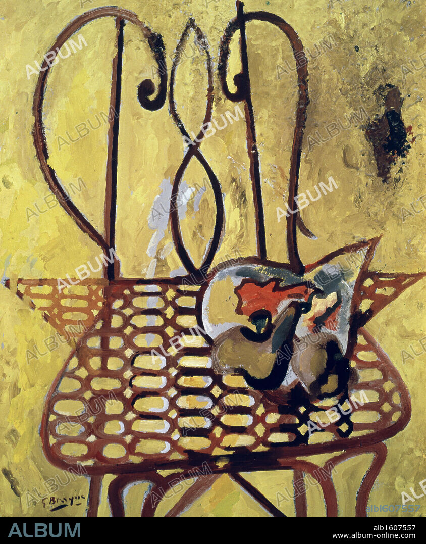 GEORGES BRAQUE. La Chaise by George Braque, 1948, 1882-1963, France, Paris, Centre Georges Pompidou, Musee National d'Art Moderne.
