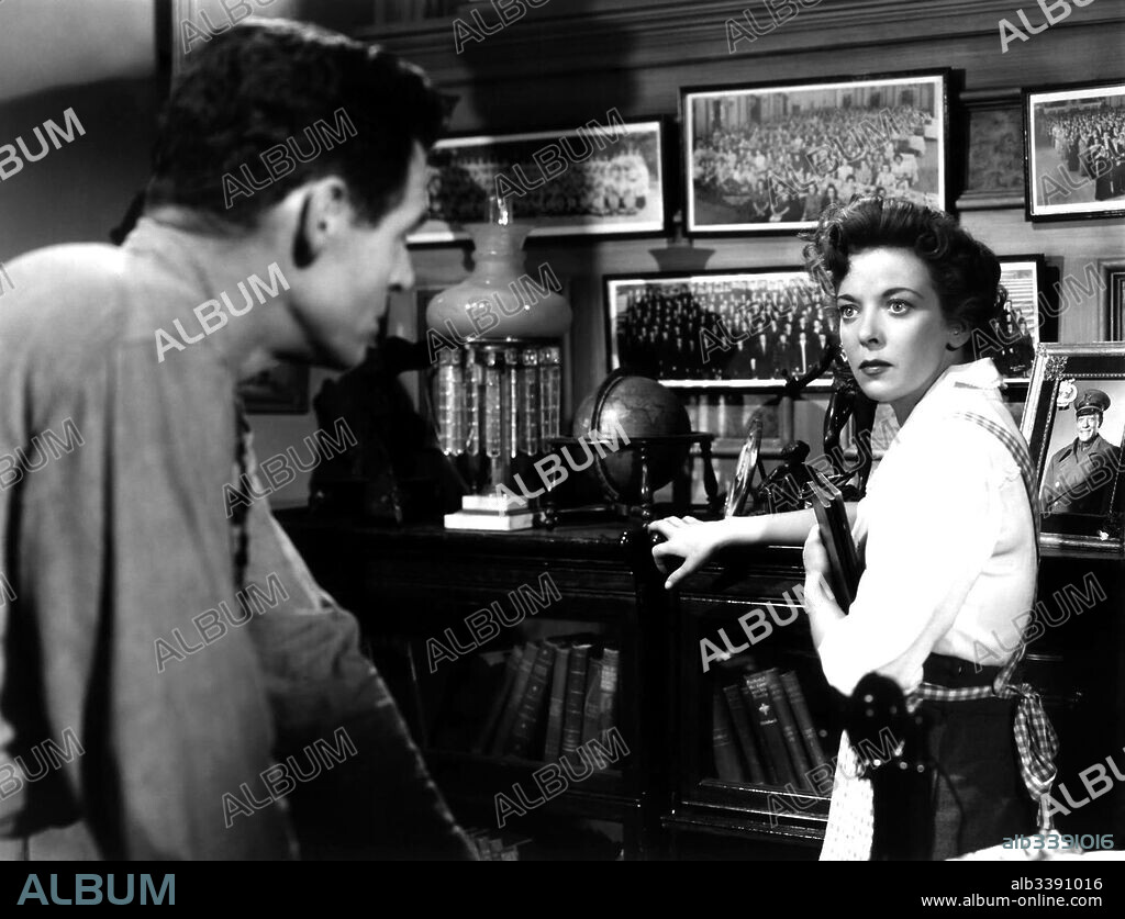 IDA LUPINO et ROBERT RYAN dans BEWARE, MY LOVELY, 1952, réalisé par HARRY HORNER. Copyright RKO.