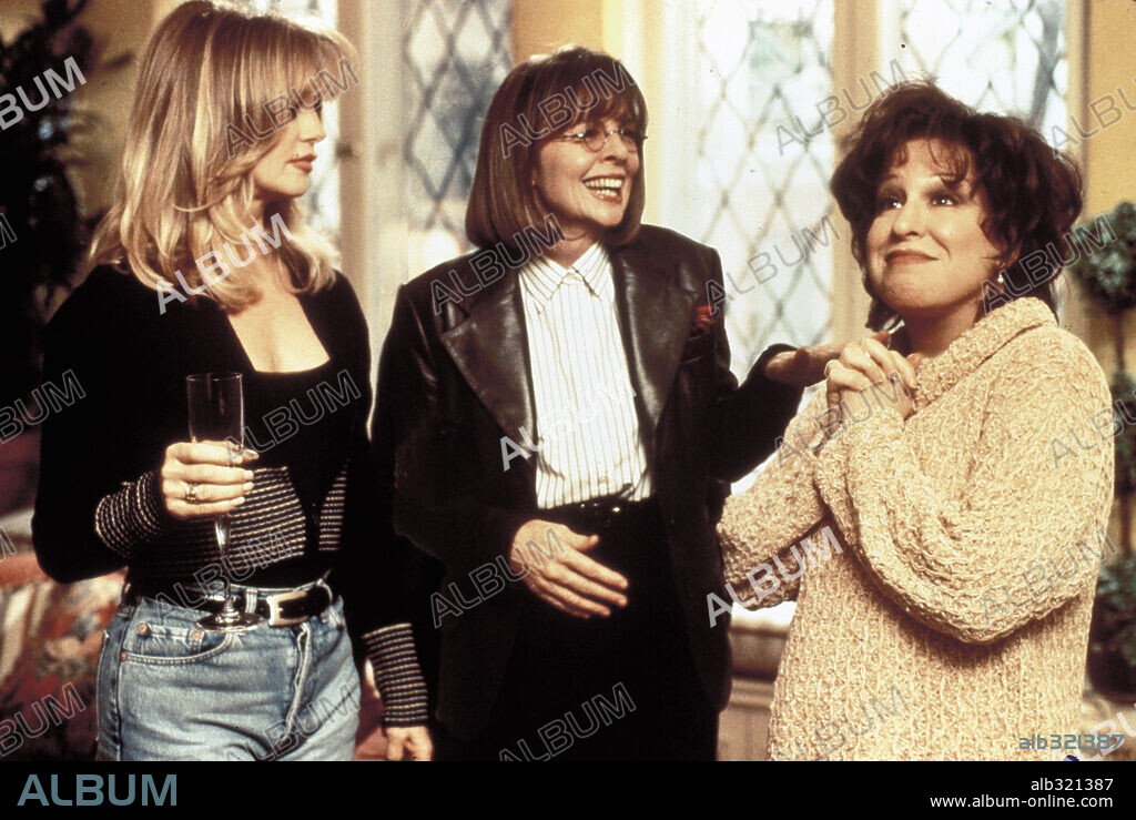 BETTE MIDLER, DIANE KEATON y GOLDIE HAWN en EL CLUB DE LAS PRIMERAS ESPOSAS, 1996 (THE FIRST WIVES CLUB), dirigida por HUGH WILSON. Copyright PARAMOUNT PICTURES / SCHWARTZ, ANDY.