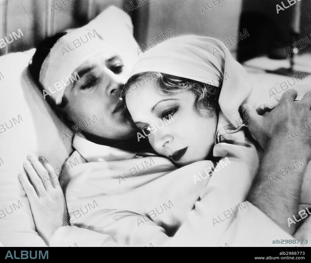 FAREWELL TO ARMS, 1932.Gary Cooper and Helen Hayes in the leading roles of the 1932 film, 'A Farewell to Arms.'.