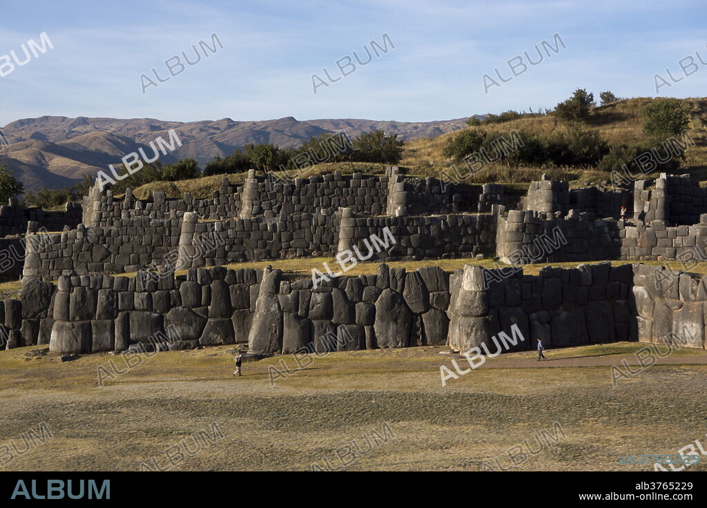 Sacsayhuaman, the former capital of the Inca empire, UNESCO World Heritage Site, Cuzco, Peru, South America.