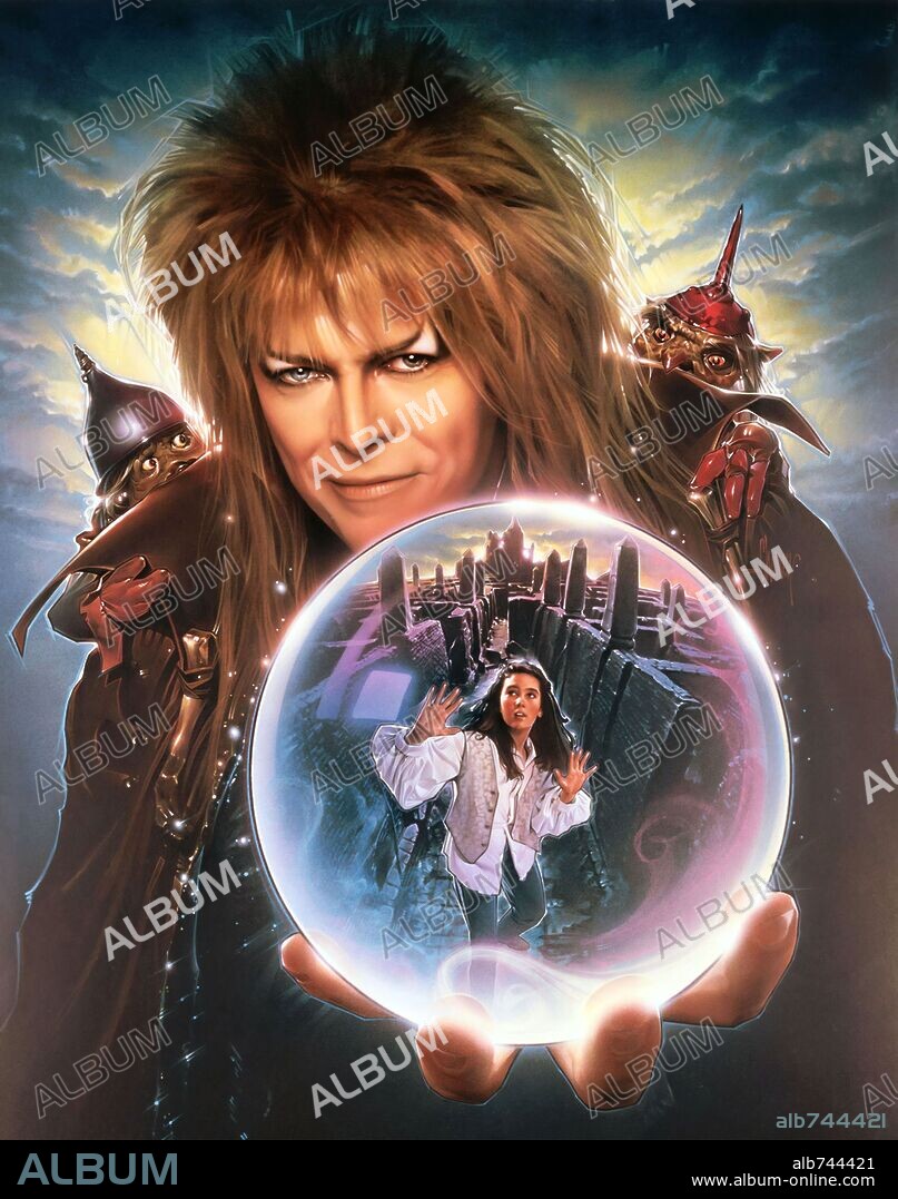 DAVID BOWIE dans LABYRINTH, 1986, réalisé par JIM HENSON. Copyright TRISTAR PICTURES.